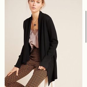 NWT Anthropologie Talissa Black Cardigan Small